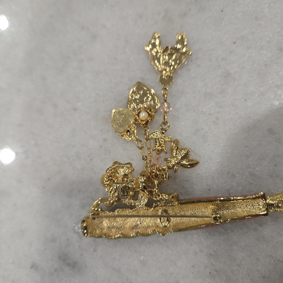 Gold and Green Charm Pen